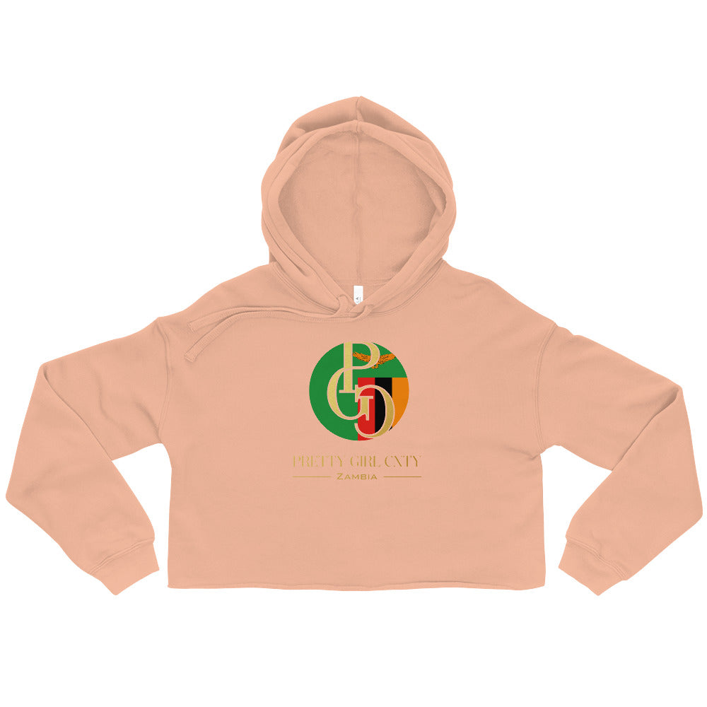G/C Women's Crop Hoodie Zambia Gold