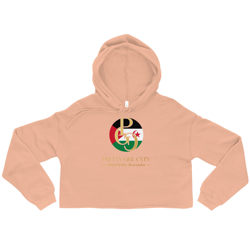 G/C Women's Crop Hoodie West Sahara Gold
