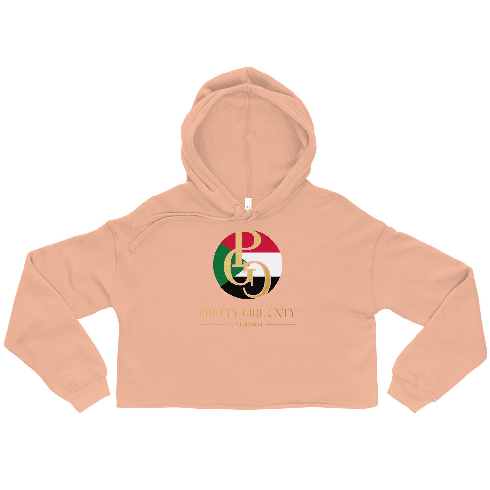 G/C Women's Crop Hoodie Sudan Gold