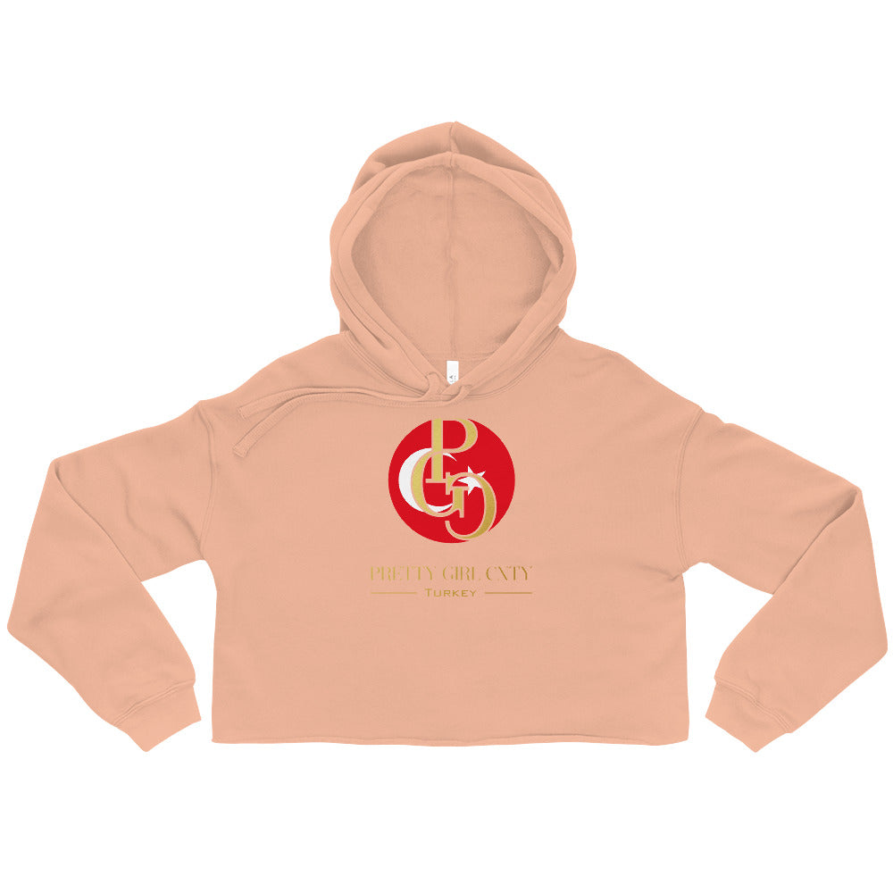 G/C Women's Crop Hoodie Turkey Gold