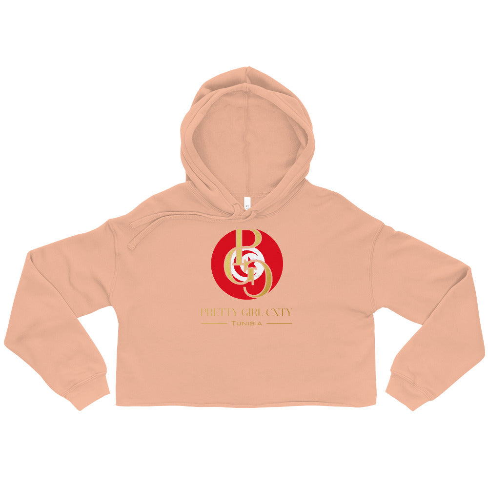 G/C Women's Crop Hoodie Tunisia Gold