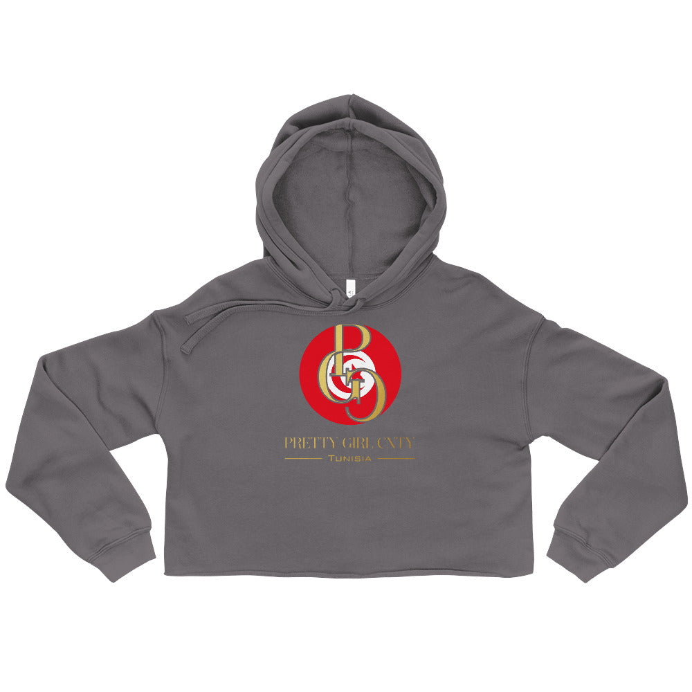 G/C Women's Crop Hoodie Tunisia Gold