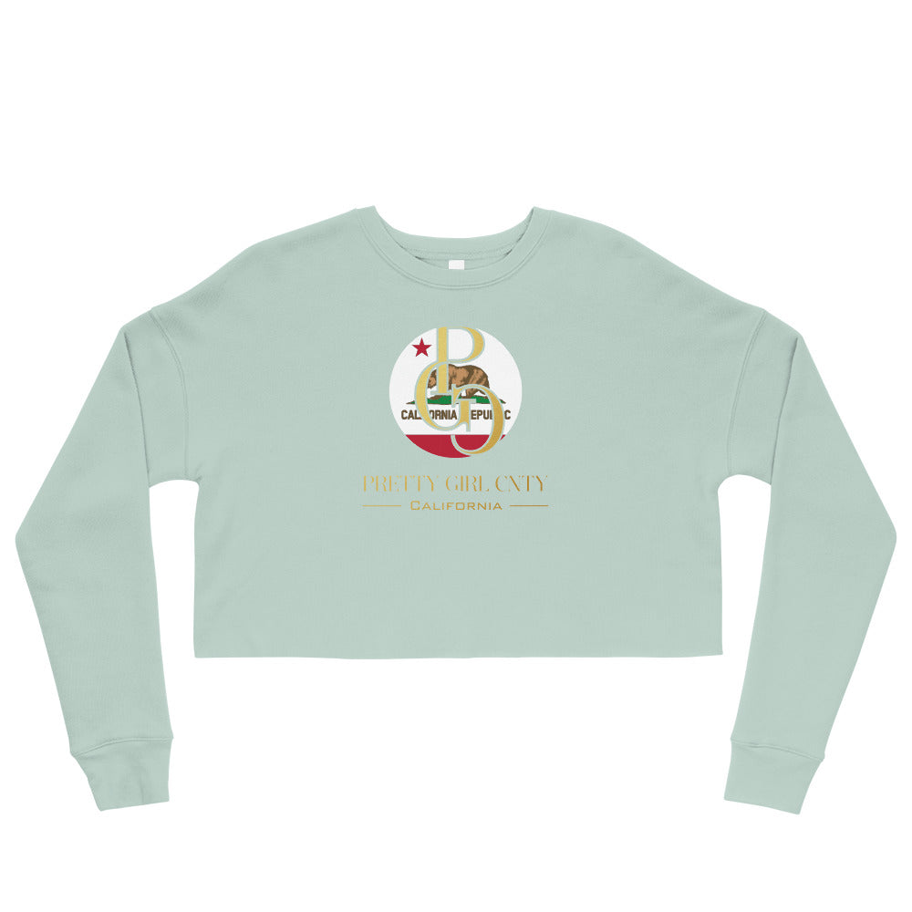 S/C Crop Sweatshirt California Gold