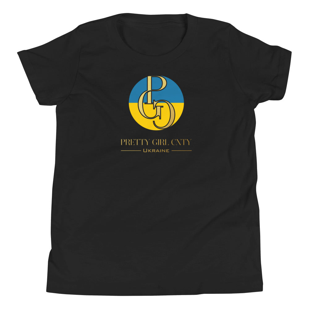 G/C Girl's T-Shirt Ukraine Gold