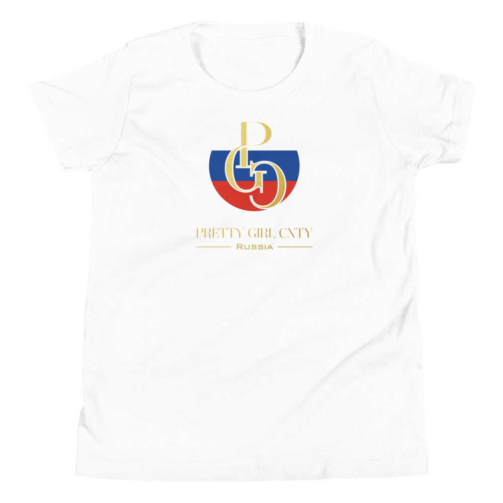 G/C Girl's T-Shirt Russia Gold