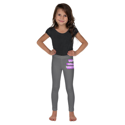 B/C Kid's Grey Leggings Yup Still Dancing