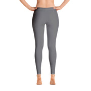 B/C Women's Cut & Sew Casual Grey Leggings Yup Still Dancing