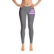 B/C Women's Cut & Sew Casual Grey Leggings Yup Still Dancing