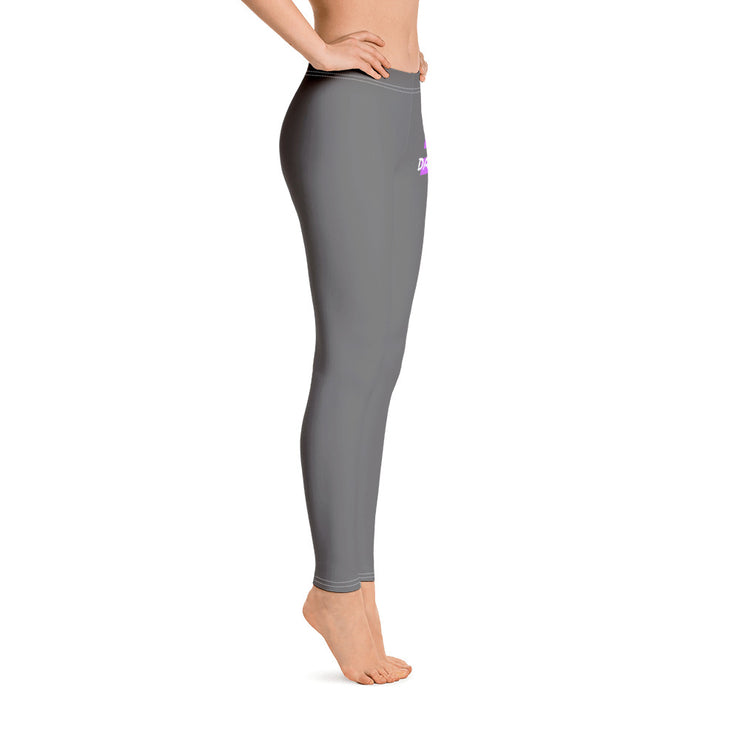 B/C Women's Cut & Sew Casual Grey Leggings Yup Still Dancing
