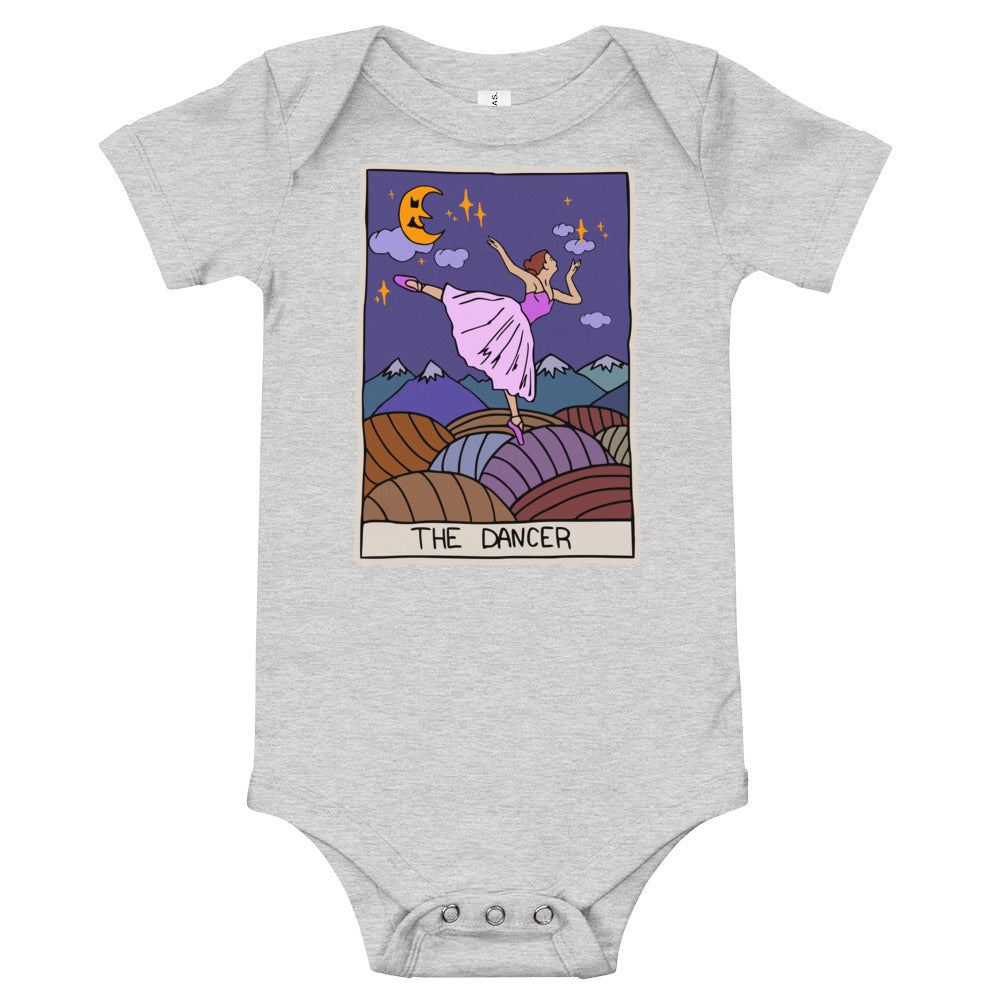 S/C Short sleeve baby bodysuit Dancer Tarot Card