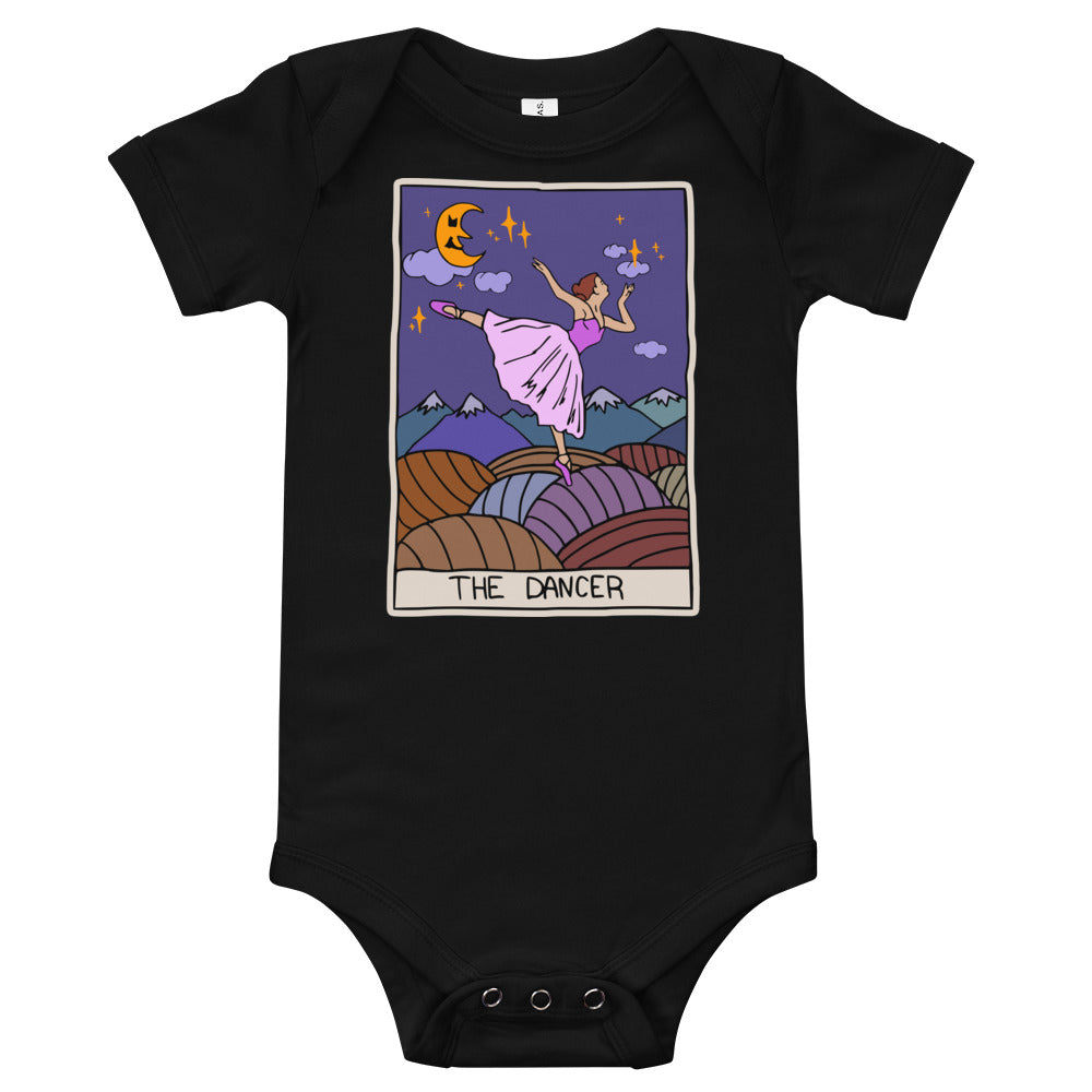 S/C Short sleeve baby bodysuit Dancer Tarot Card