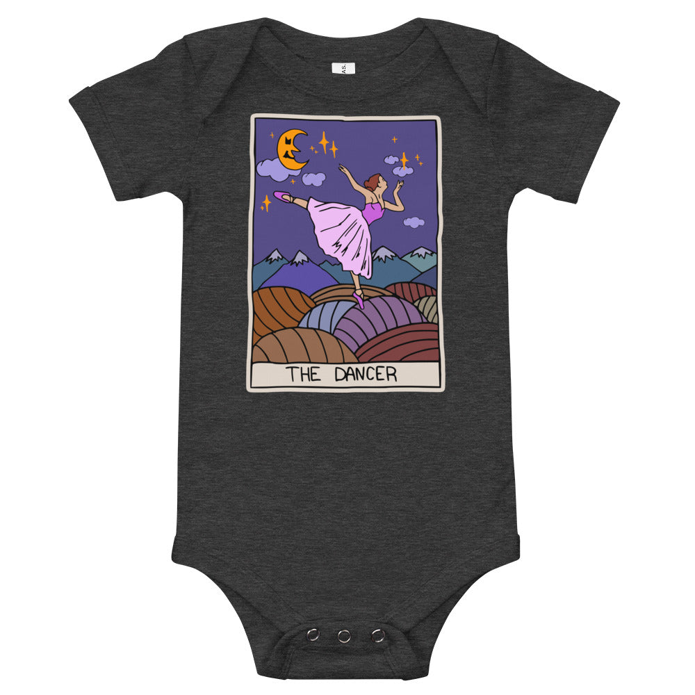 S/C Short sleeve baby bodysuit Dancer Tarot Card