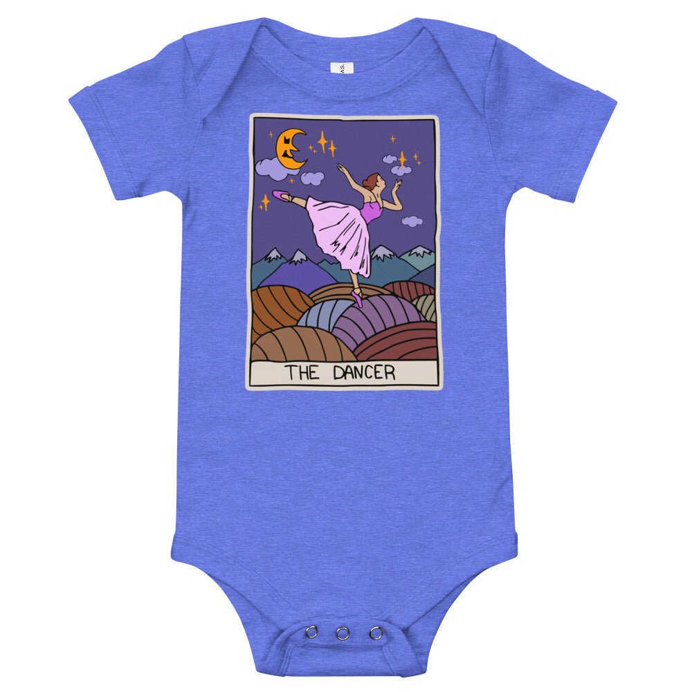 S/C Short sleeve baby bodysuit Dancer Tarot Card