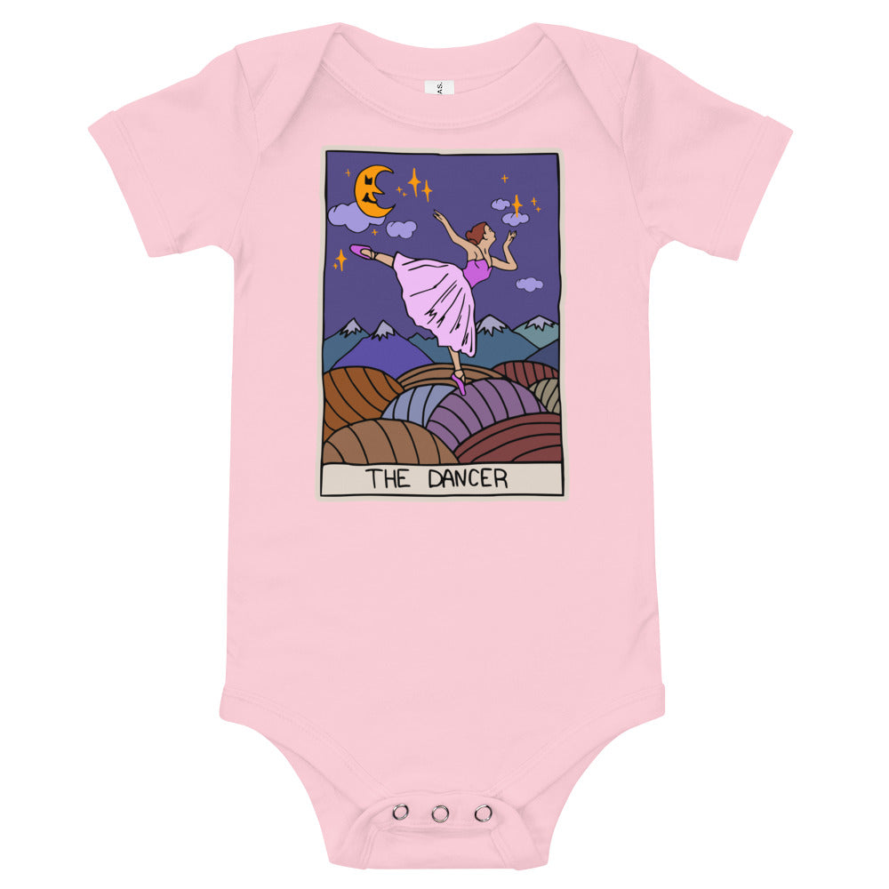 S/C Short sleeve baby bodysuit Dancer Tarot Card