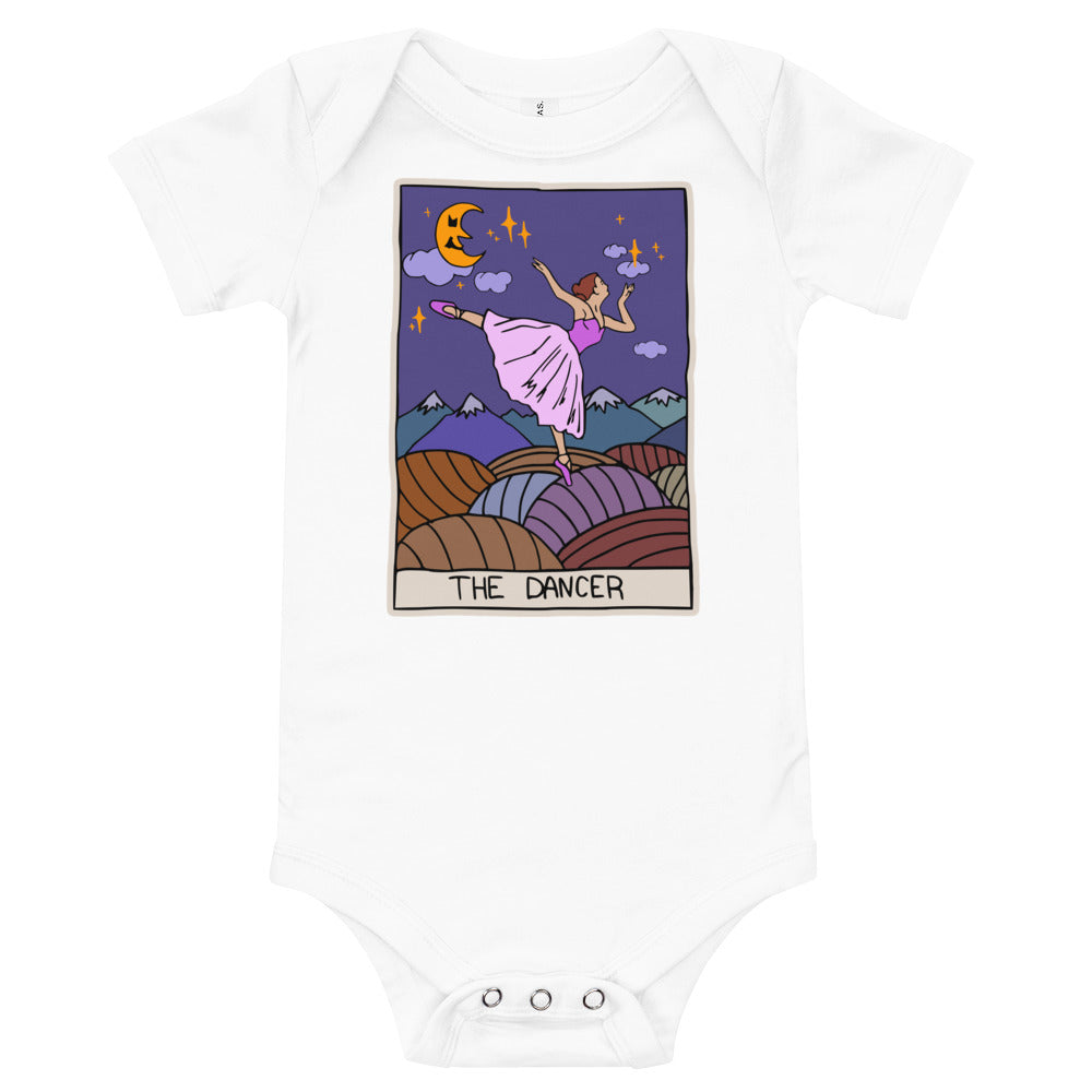 S/C Short sleeve baby bodysuit Dancer Tarot Card