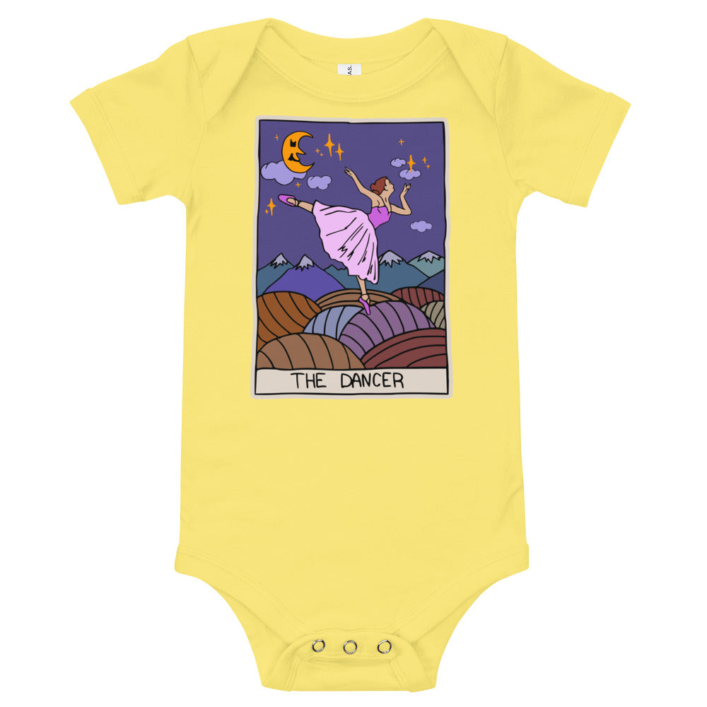 S/C Short sleeve baby bodysuit Dancer Tarot Card
