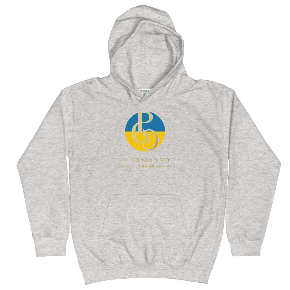 G/C Kids Hoodie Ukraine Gold