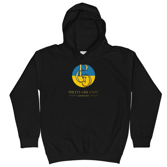 G/C Kids Hoodie Ukraine Gold
