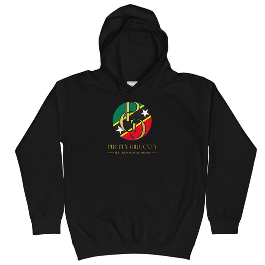 G/C Kids Hoodie St.kitts And Nevis Gold