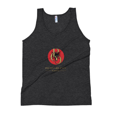 G/C Unisex Tri-Blend Tank Top Albania Gold
