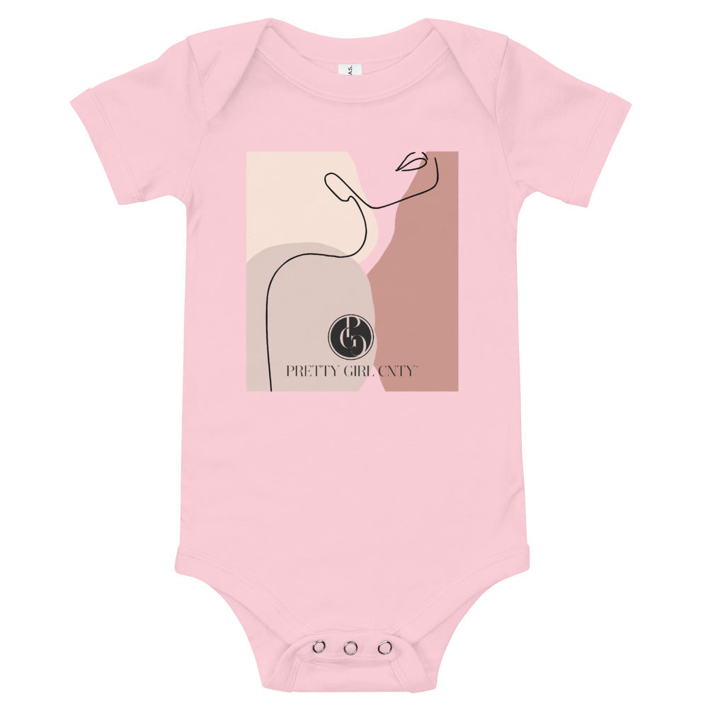 S/C Short sleeve baby bodysuit Palette of Beauty