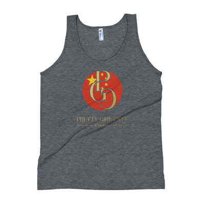 G/C Unisex Tri-Blend Tank Top China Gold