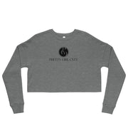 S/C Crop Sweatshirt Signature Logo Black