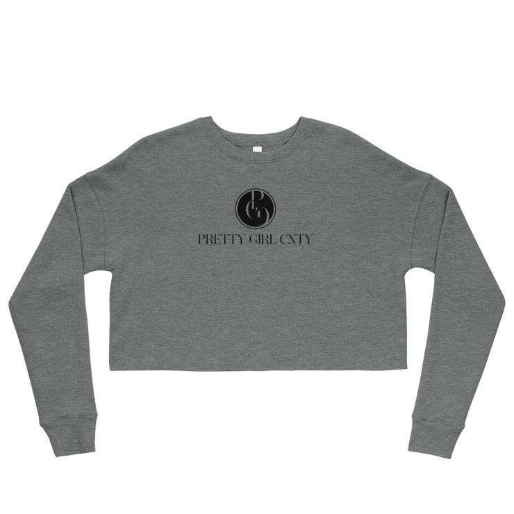 S/C Crop Sweatshirt Signature Logo Black