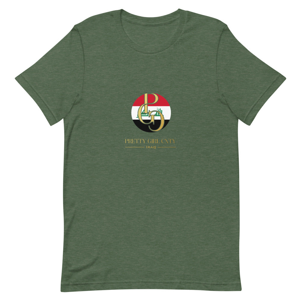 G/C Short-Sleeve Unisex T-shirt Iraq Gold