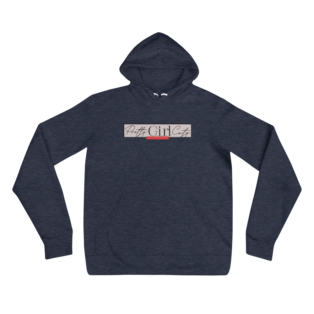 S/C Unisex hoodie Pretty Pink Rectangle