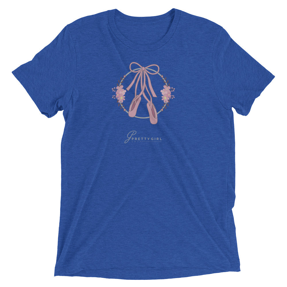 B/C Short-Sleeve Unisex Tri-Blend T-shirt Ballet Shoes LT