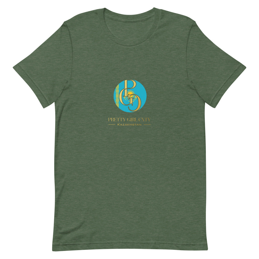 G/C Short-Sleeve Unisex T-shirt Kazakhstan Gold