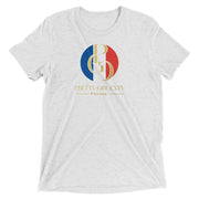G/C Short-Sleeve Unisex Tri-Blend T-shirt France Gold