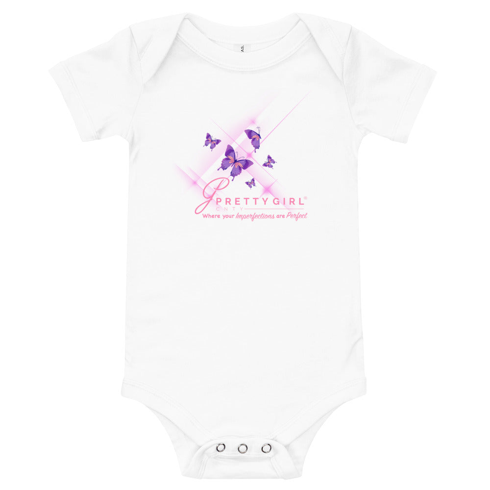 B/C Short sleeve baby bodysuit Butterflies Rising
