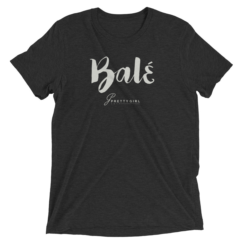 B/C Short-Sleeve Unisex Tri-Blend T-shirt Bale White