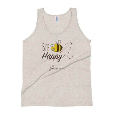 B/C Unisex Tri-Blend Tank Top Cartoon Bee