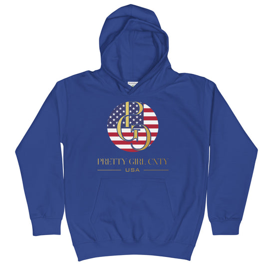G/C Kids Hoodie USA Gold
