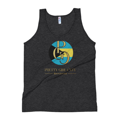 G/C Unisex Tri-Blend Tank Top Bahamas Gold