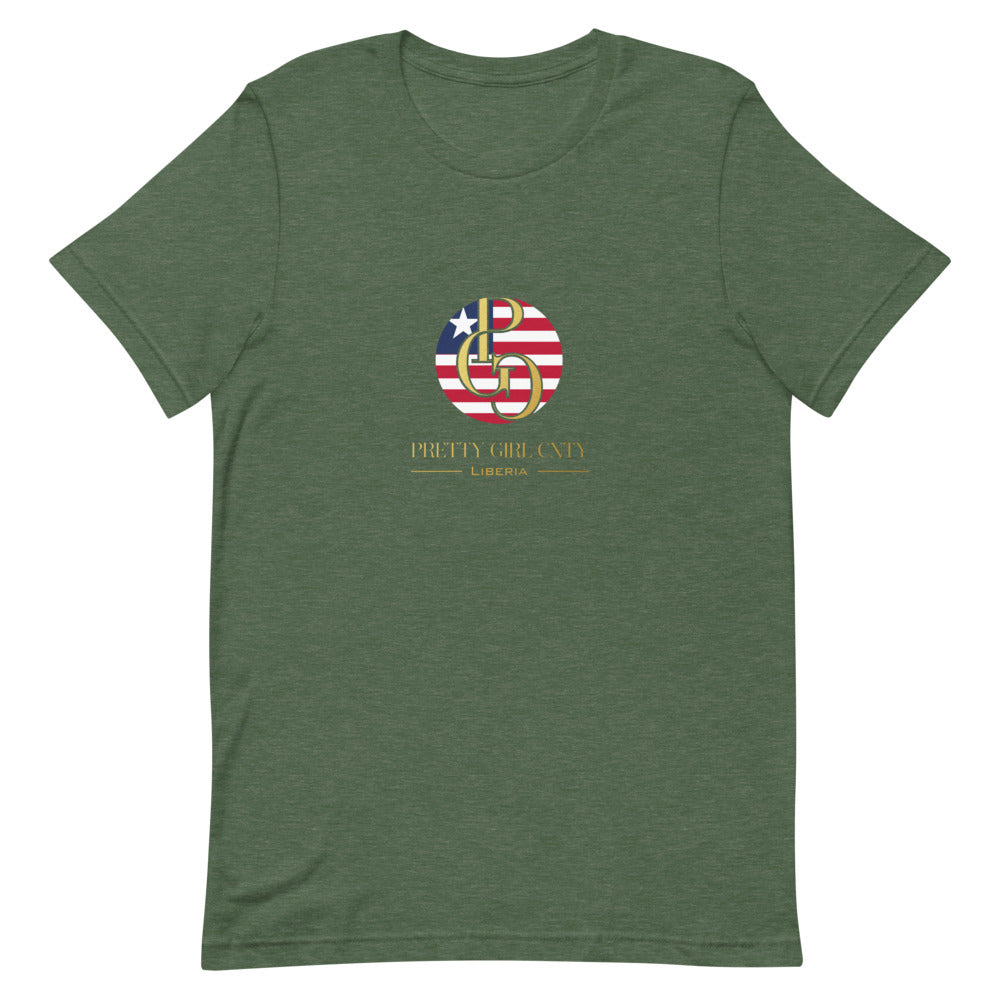 G/C Short-Sleeve Unisex T-shirt Liberia Gold