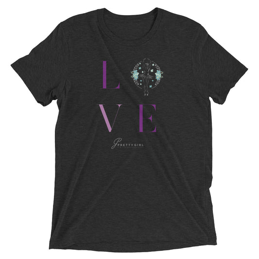 B/C Short-Sleeve Unisex Tri-Blend T-shirt Love Logo LT