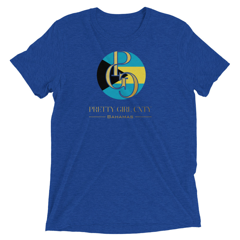 G/C Short-Sleeve Unisex Tri-Blend T-shirt Bahamas Gold