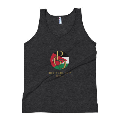G/C Unisex Tri-Blend Tank Top Jordan Gold