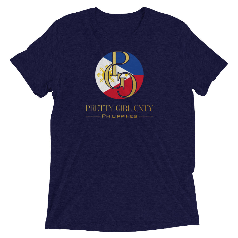 G/C Short-Sleeve Unisex Tri-Blend T-shirt Philippines Gold