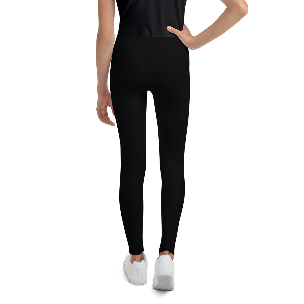 S/C Junior Black Leggings Signature logo