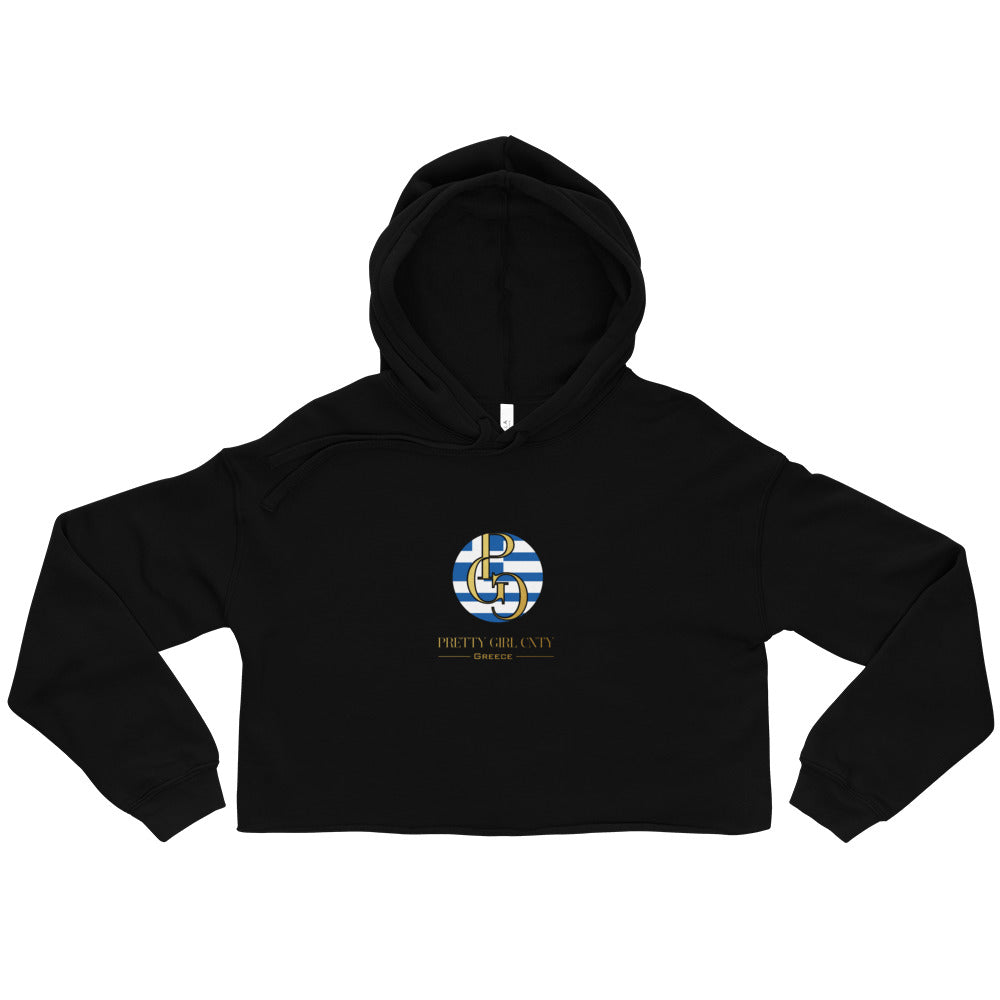 G/C Women’s Crop Hoodie Greece Gold