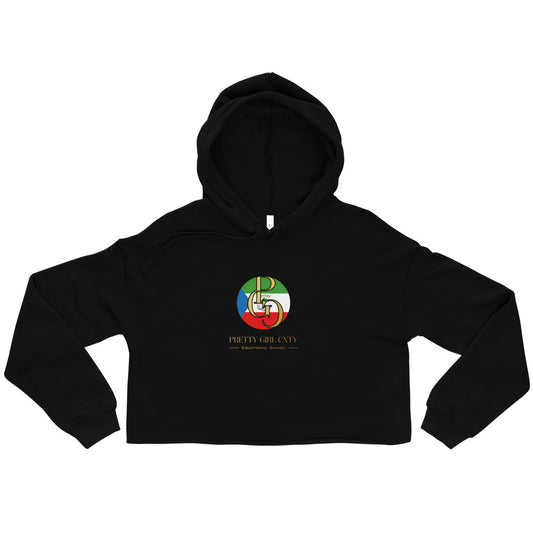 G/C Women’s Crop Hoodie Equatorial Guinea  Gold