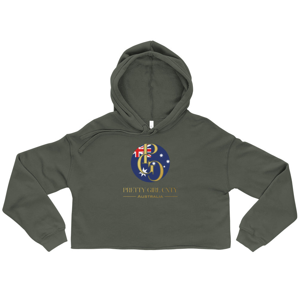 G/C Women’s Crop Hoodie Australia Gold
