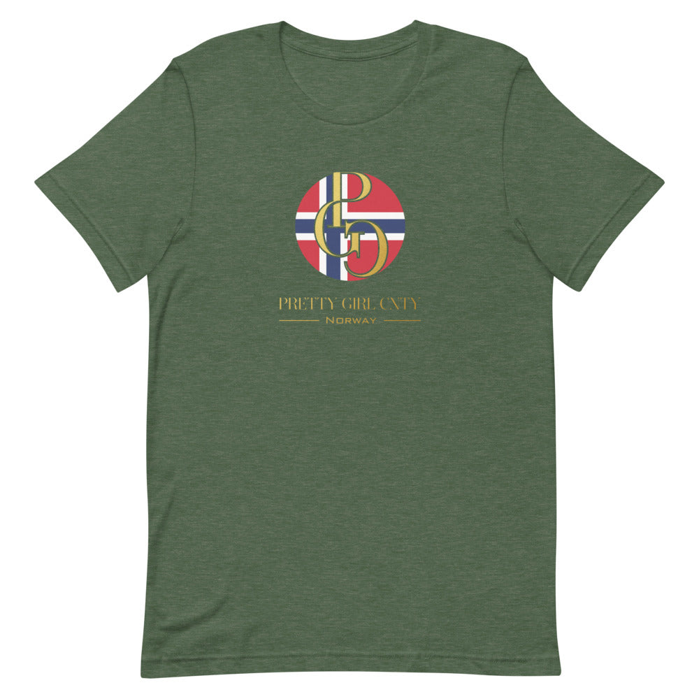 G/C Short-Sleeve Unisex T-shirt Norway Gold