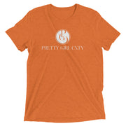 S/C Short-Sleeve Unisex Tri-Blend T-shirt Signature Logo White