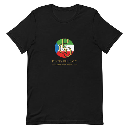 G/C Short-Sleeve Unisex T-shirt Equatorial Guinea  Gold